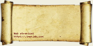 Žaklina Garić vizit kartica